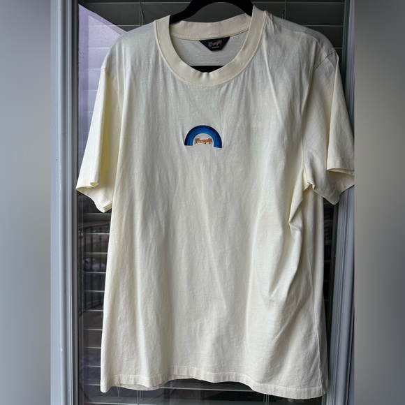 SANDRO x Wrangler Cotton Embroidered T-Shirt Tee Large - Picture 7 of 9